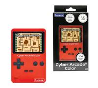 Lexibook, Cyber Arcade® Color, Portable retro games console, 200 games of action, sport, racing, puzzles and more, 2.8" LCD colour display, Red, JL2389LXB