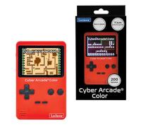 Lexibook, Cyber Arcade® Color, Portable retro games console, 200 games of action, sport, racing, puzzles and more, 2.8" LCD colour display, Red, JL2389