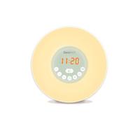 LEXIBOOK, Decotech Alarm Clock, RL998 | Wake-up light, FM radio, Sunrise/sunset simulation, 6 natural sounds, snooze