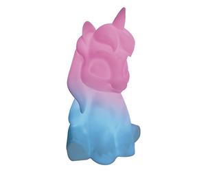 LEXIBOOK, Decotech®, Unicorn Nightlight for Kids Room, Color Change, Smooth Light, schockproof, Battery or Micro USB Cable, White/Multicolour, NLJ008