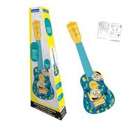 Lexibook, Despicable Me Minions, My First Guitar for children, 6 nylon strings, 21" long, guide included, Blue/yellow, K200DESLXB