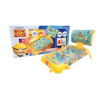 LEXIBOOK, Despicable Me, Electronic table pinball, Action and reflex game for kids and family, LCD screen, light and sound effects, Yellow/blue, JG610DESLXB
