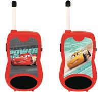 LEXIBOOK, Disney Cars, Walkie-Talkies, Communication Game for Children, 2 Communication Channels, Belt Clip, Red, TW12DC