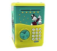Lexibook, Disney Classics, Scrooge electronic piggy bank, sound and light effects, 9 music tracks included, Green/yellow, JG150SCLXB