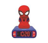 Lexibook RL800SP Kid's Spider-Man Night Light Radio Alarm Clock│Snooze