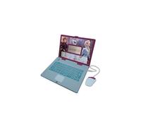 LEXIBOOK Disney Frozen 2 Bilingual Educational Laptop JC598FZi2 - 124 Activities in Spanish/English, Elsa & Anna, Music & Games