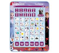 LEXIBOOK Disney Frozen, Educational Bilingual Learning Tablet, learn letters numbers words spelling and music, English/Spanish languages, Blue, JCPAD002FZi2LXB