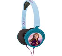 Lexibook Disney Frozen Elsa Stereo Headphone, kids safe, foldable and adjustable, blue/black, HP010FZ