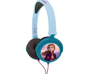 Lexibook Disney Frozen Elsa Stereo Headphone, kids safe, foldable and adjustable, blue/black, HP010FZ