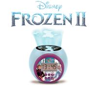 Lexibook Disney Frozen II Childrens Projector Clock With Nightlight And Timer