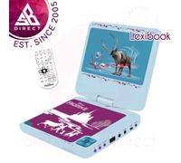 Lexibook Disney Frozen II Portable DVD Player│Remote Control & Adaptor│Sky Blue