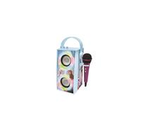Lexibook Disney Frozen - Portable Bluetooth Light Speaker with Microphone, Light effects, Karaoke, Wireless, USB, SD card, Rechargeable battery,