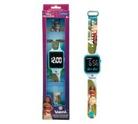 Lexibook, Disney Moana, Digital Screen Watch, 12 or 24-Hour Display, Blue/Red, DMW060VN