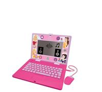 Lexibook, Disney Princess, Bilingual and Educational Laptop SPANISH/ENGLISH, Toy for Children, 170 Activities to Learn, Play Games and Music, Large Screen, Pink, JC599DPi2LXB