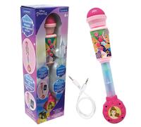 Lexibook Luminous Microphone MIC90DP – Musical Toy, Built-in Speaker, Light Effects, Aux-in, Pink