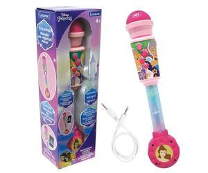 LEXIBOOK, Disney Princess Microphone, MIC90DP | Built-in speaker, Light effects, AUX input