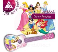 Lexibook Disney Princess My First Guitar for Kid's│6 Nylon String│Pink/Purple