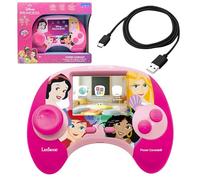 Lexibook, Disney Princess Power Console, JCG100DPi1 | French/English, Educational game console, 100 activities