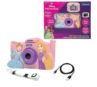 LEXIBOOK Disney Princesses Kids Camera with Protective Case, DJ078DP | Photo, video, MP3 & games, 15 frames, 8 GB memory card