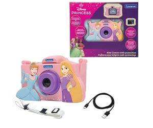 LEXIBOOK Disney Princesses Kids Camera with Protective Case, DJ078DP | Photo, video, MP3 & games, 15 frames, 8 GB memory card