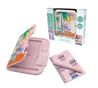 LEXIBOOK, Disney Stitch, Angel electronic diary with pen and notebook included, interactive, password, fun features, sound effects, Blue/pink, SD50D1
