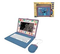 Lexibook, Disney Stitch, Bilingual Educational Laptop Disney Stitch, 170 Activities in English/German, JC599Di3
