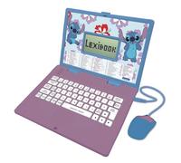 Lexibook, Disney Stitch, Bilingual ENGLISH/CZECH Educational Computer, Toy for Children with 124 Language, Writing, Maths, Logic, Music Activities and Games, Blue, JC598Di12