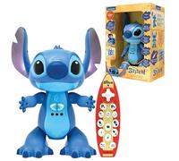 Lexibook, Disney Stitch, Bilingual French English Interactive Toy, Gesture and Remote Control, Reacts to Touch, Programmable, Two Speed, Blue, STITCHi1