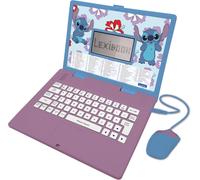 Lexibook Disney Stitch Educational Laptop Bilingual 124 Activities