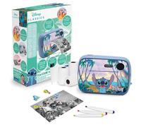 Lexibook, Disney Stitch StarCAM Print Camera, DJ150DLXB | Instant printer, photo & video, 32 GB SD card, includes 10 sticker roll