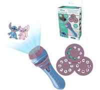 LEXIBOOK Disney Stitch Story Projector Torch - 24 Images, Kids Night Light Gift