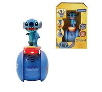 LEXIBOOK, Disney Stitch, The Interactive Surfer Stitch Robot - Self-Balancing, Light and Sound Effects, Portable Toy with Reactive Sensors, Blue, ROB01D