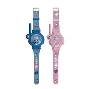 Lexibook Disney Walkie Talkie Stitch Clock Yellow,Purple