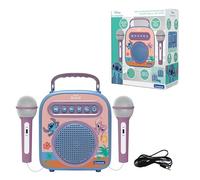 LEXIBOOK, Disney Stitch, Wireless Speaker with 2 Microphones, Pink/Blue, BTC050D