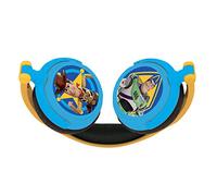 LEXIBOOK Disney Toy Story 4, Woody, Buzz & Forky, Stereo Headphone, Kids Safe, Foldable and Adjustable, Blue/Yellow, HP015TS