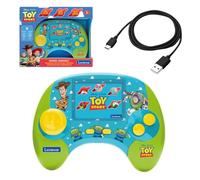 LEXIBOOK, Disney Toy Story, Bilingual Talking Educational Game Console in German and English, 100 activities, 2.8"/7 cm LCD screen, rechargeable battery, USB-C, Green, JCG100TSi3LXB