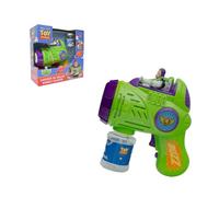 LEXIBOOK, Disney Toy Story Electronic Bubble Launcher, 3D Character Figurine, Light and Sound Effects, 100 ml Bubble Solution Included, Green/Purple, PRB30TSLXB
