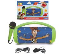Lexibook, Disney Toy Story, Wireless Bluetooth Speaker with Light, Light Effects, Karaoke Function, Ideal for Music and Games, Multicolor, BTP585TSZLXB