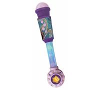 Lexibook, Disney Wish, Luminous Microphone for children, musical toy, built-in speaker, luminous effects, Aux-in socket, Purple, MIC90WI