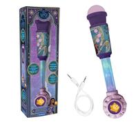 LEXIBOOK, Disney Wish, Luminous Microphone for children, musical toy, built-in speaker, luminous effects, Aux-in socket, Purple, MIC90WILXB