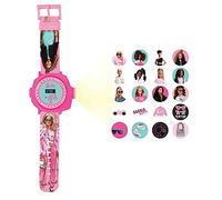 LEXIBOOK DMW050BB Adjustable Digital Watch with 20 Projections of The Barbie Universe-for Kids, Pink