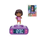 LEXIBOOK, Dora Nightlight Alarm Clock, RL800DORLXB