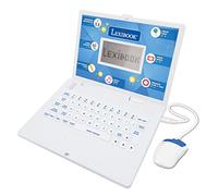 Lexibook, Educational and Bilingual Laptop Italian/English, Toy with 124 Activities to Learn Mathematics, Dactylography, Logic, Clock Reading, Play Games and Music, White, JC598i5