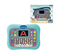 Lexibook, Educational tablet, Bilingual ENGLISH/FRENCH, Talking tablet with screen to learn the alphabet, numbers and animals, Piano and interactive quiz modes, Blue, JCPAD007i1