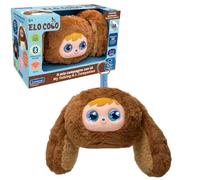 LEXIBOOK, ELO COCO, Talking Artificial Intelligence Plush, ELO2i5LXB | Italian/English speaking AI plush with voice interaction, animated eyes, magnetic ears, parental control, safe for kids.