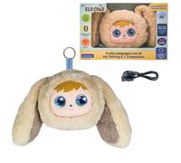LEXIBOOK, ELO COCO, Talking Artificial Intelligence Plush Toy, ELO2BGi5 | Italian/English voice interactive AI plush with 11 emotions, magnetic ears, parental control, WiFi, Bluetooth, child-safe