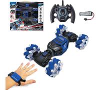 Extreme Crosslander - Rechargeable Radio Controlled Stunt Car with Lights and Sounds and Remote Control, none