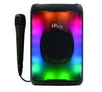 LEXIBOOK, iParty®, Portable Bluetooth® speaker with microphone, Powerful sound volume, Multicolour light effects, Rechargeable battery, K8320