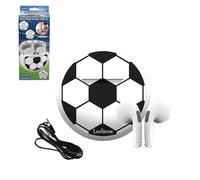LEXIBOOK, Football, Wireless stereo earbuds, sound, Integrated microphone, Touch control, Charging case, Sound level limited at 85 dB, Black/white, HPBT05FO