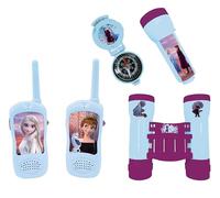 Lexibook, Frozen, Adventurer Set for Children, Walkie-Talkies 120m, Binoculars, Compass, Torchlight, Blue/purple, RPTW12FZLXB